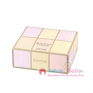 Bông tẩy trang Shiseido Beautyup 108 miếng