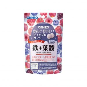 Viên bổ sung Sắt và Folic Acid Orihiro dạng túi 120 viên | JapanBaby